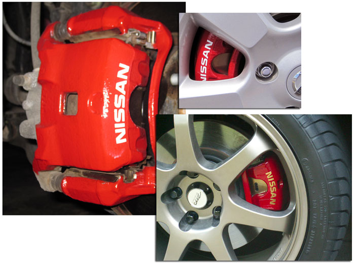 Nissan sticker for calipers #3